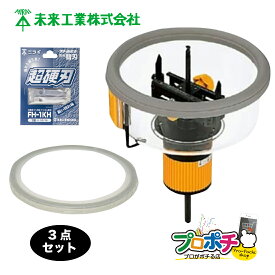 【お買い物マラソン】【在庫有】 FH-150 / フリーホルソー　FH-1KH / 超硬刃（替刃）　FH-C150 / ダストカバー　の3点セット 未来工業