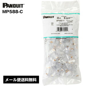 y݌ɗLz Panduit / phEBbg JeS5E W[vOLANRlN^ 100 MP588-C phEBbg [֑