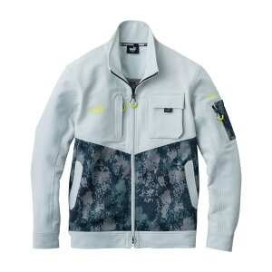 【0のつく日】【在庫有】作業ウェアPUMA PW-3011A PUMA ワークジャケット プーマ ワークウェア ユニワールド ジャージ メンズ 作業着 作業服 長袖 通年 収納