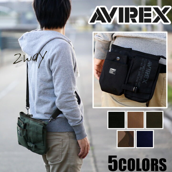 楽天市場】【P5倍】 アビレックス イーグル ウエストバッグ AVIREX 