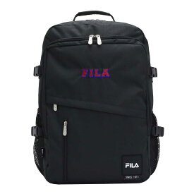 フィラ FILA リュック 通学 レディース メンズ ユニセックス リュックサック バックパック デイパック 通勤 中学生 高校生 学生 アウトドア 黒リュック バッグ カバン 部活 旅行 カジュアル スポーツ スクール PC タブレット ブラック A4 B4 35L 7805