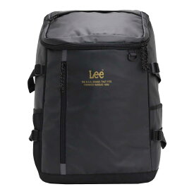 Lee リー リュック 通学 リュックサック メンズ レディース 大容量 デイパック バックパック バッグ カバン スクール アウトドア 旅行 部活 通勤 中学生 高校生 学生 男性 女性 男子 女子 黒リュック ブラック 黒 シンプル かっこいい 修学旅行 収納力 A4 B4 32L 320-4920