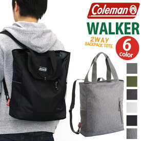 Coleman コールマン 2WAY BACKPACK TOTE バックパック トート バッグ 正規品 リュックサック 2Wayバッグ メンズ レディース 男女兼用 デイパック トートバッグ バッグ かばん A4 B4 21L 黒リュック 丈夫 旅行 レジャー おしゃれ 通勤 通学