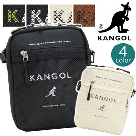 【6/5限定★2人に1人最大全額Pバック！】 カンゴール ショルダーバッグ KANGOL レディース メンズ 男女兼用 ミニショルダー 中学生 高校生 大学生 旅行 散歩 買い物 サブバッグ 貴重品 黒 おしゃれ シンプル 運動会 男性 女性 男子