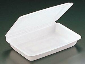 【1000枚入/ケース】 テイクアウト 折蓋容器 折り蓋中B リスパック 業務用 業者 使い捨て容器 弁当容器 46860