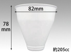 【3000枚入】 テイクアウト プラコップ インサートカップU 205 プラスチックカップ 使い捨て容器 ドリンク 170545 プロステ