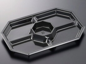 【20枚入/バラ】テイクアウト 使い捨て容器 HSPD 13271 BK 業務用 業者 身中央化学 本体のみ 弁当容器 食品容器 オードブル 181556