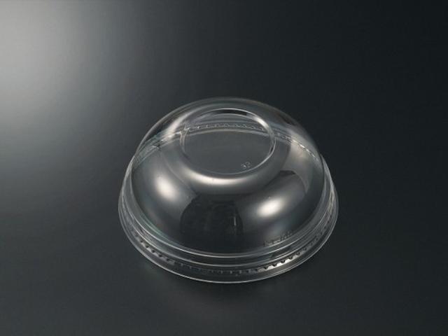 使い捨てカップ容器蓋 テイクアウト PETｶｯﾌﾟ(R)96 ﾄﾞｰﾑ蓋穴なし カップ容器蓋 208458