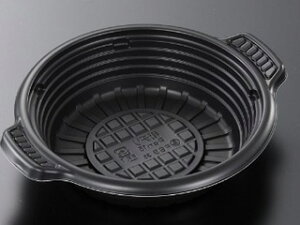 【900枚/ケース】使い捨て容器 テイクアウト CT街デリ PAN18 BK 業務用 業者 身 中央化学 本体のみ 弁当容器 レンジ可能 370507
