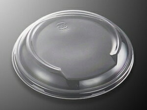 【50枚入/バラ】使い捨て容器蓋 CFボウル 160 蓋 業務用 業者 中央化学 直径158mm×高さ27mm A-PET 382221