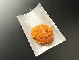 【100枚入/バラ】 惣菜袋 エコテトラ 12-16 晒【weeco】 160×120mm パックスタイル 耐油 平袋 揚げ物 平袋 揚げ物袋 00587618 プロステ