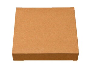 【300枚入/ケース】 テイクアウト 弁当容器 紙BOX 一体型 業務用 業者 75-75 クラフト紙 使い捨て容器 エフピコチューパ 225×225×40mm 606627