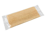 【100枚入/バラ】使い捨て 紙おしぼり 平型 未晒無地 185×230mm カフェ 喫茶店【weeco】 00618943 プロ…