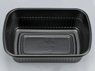 【50枚】テイクアウト 食品容器 BF-211 黒 ブラック 本体 シーピー化成 CP化成 レンジ可 レンジ対応 弁当…