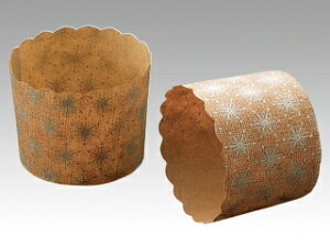 【2000枚(100枚×20)】 菓子容器 天満紙器 M403 マフィンカップ(星柄) プロステ