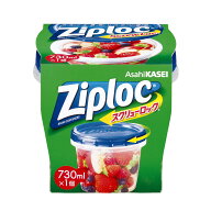 【24個】保存容器 ジップロック スクリューロック 730ml 1個入 旭化成ホームプロダクツ 00373258 プロステ