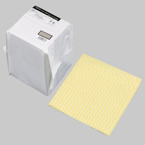 【1440枚】カウンタークロス(YELLOW)厚手 ポリ包装Eタイプ(Half Size) 00379373 プロステ