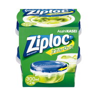 【1点】保存容器 ジップロック スクリューロック 300ml 2個入 旭化成ホームプロダクツ 00404709 プロステ