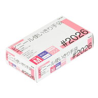 【1箱】2026 PVC ビニール手袋 粉無 M 100枚入 川西工業 ポリ塩化ビニル 使いきり 左右兼用 ピッタリフィ…