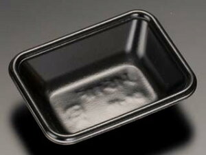 【2800枚】J15-11F 黒 リスパック トレー 業務用 業者 精肉 鮮魚 228496