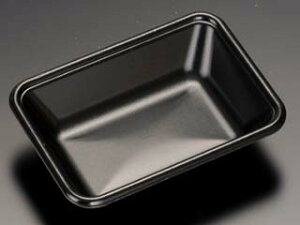 【2000枚】J18-12U 黒 リスパック トレー 業務用 業者 精肉 鮮魚 228502