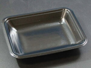【3000枚】トレーCN15-12E 黒-BK 中央化学 汎用 業務用 業者 精肉 鮮魚 惣菜 青果 スーパー トレイ 306204