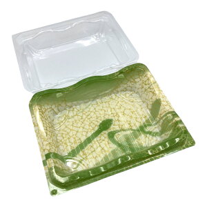 【1200枚】フードパック リップル 44545 陶筆GN 業務用 業者 中央化学 惣菜 和菓子 弁当 外篏合 使い捨て 468353