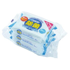 【24個】Life-do.Plus 除菌シート M-33 除菌おでかけウエットティッシュ(30枚3P) 00712534 プロステ