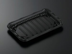 【1000枚】SDホットマルシェ 3 BK 本体-1 業務用 業者 中央化学 惣菜 電子レンジ 断熱性 水滴対応 使い捨て 542827