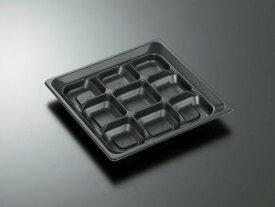 【50枚】中央化学 弁当容器 CT香旬 K21G BK 身 弁当容器 CTコウシュンK21GBKミ 9仕切 レンジ可 レンジ対応 00626247 プロステ