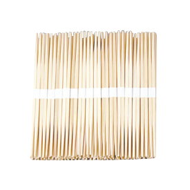 【100膳入/バラ】 箸 24cm竹卵中 白帯巻 ポリ入 使い捨て箸 00382429