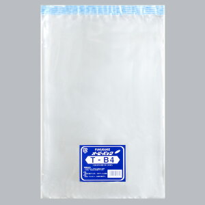 【1000枚入/ケース】オーピーパック テープ付 T-B4 100枚入 福助工業 透明袋 ぱりぱりの袋 00096082 プロステ