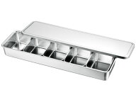【1点】 保存容器 赤川器物製作所 AG18-8 普及型調味料入バット5ヶ入 横長型 プロステ