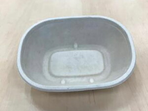 【300枚】SBT-620mLパルプモールド楕円ボウル シンギ 使い捨て弁当容器 テイクアウト 00248297