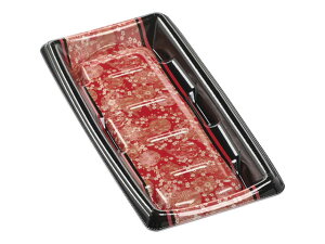 【800枚】MTD25-13平 本体 はな和紙赤 エフピコ 00305926