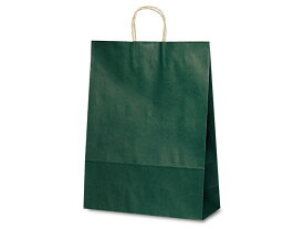 【200枚】1448 自動紐手提袋 T-12 カラー(緑) ベルベ 手提げ 紙袋 紙の袋 エコ プレゼント 贈り物 00308150 プロステ