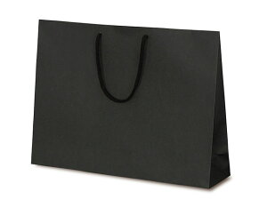 【100枚】1043 手提袋 T-Y カラークラフト ブラック ベルベ 手提げ 紙袋 紙の袋 エコ プレゼント 贈り物 00308232