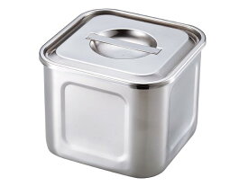 【1個】UK 角・深浅型キッチンポット 8cm 保存容器 ケース 入れ物 調理 料理 小物 00316543 プロステ