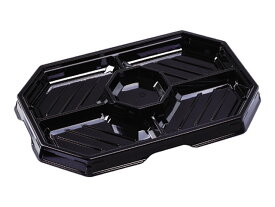 【200枚】オードブル38-25 本体 黒 エフピコ オードブル容器 パーティー容器 クリスマス用機 00389939