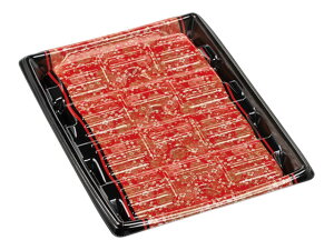 【50枚】 精肉容器 エフピコ MTD32-24 本体 はな和紙赤 プロステ