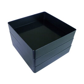 【60枚】飛鳥(6.5寸)本体浅型 黒 ニシキ オードブル容器 パーティー容器 クリスマス用機 00609560