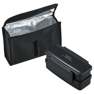 【30セット】弁当箱・保冷バッグ ブリスフリー ランチボックス二段保冷ケース付 BLW-12HE 00417029
