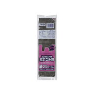 【60冊】ジャパックス ゴミ袋 富山地区広域圏指定 20L 10P 手付 コンパクト 00450601 プロステ