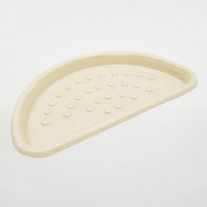 【450枚】エコ容器 WB ピザ 10インチ ハーフ 持ち帰り テイクアウト 持ち帰り容器 土にかえる 土に還る 麦バガス パルプモールド ピザ容器 クラフト色 レンジ対応 レンジ可 レンジOK レンジ 耐