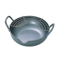 【1個】カンダ 調理道具 極天 極厚揚げ鍋 26cm GT-26W 00487295 プロステ
