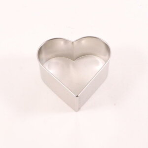 【1個】製菓用型 たかもりの18-8パテ抜 ハート No.11 カンダ 00256983 プロステ