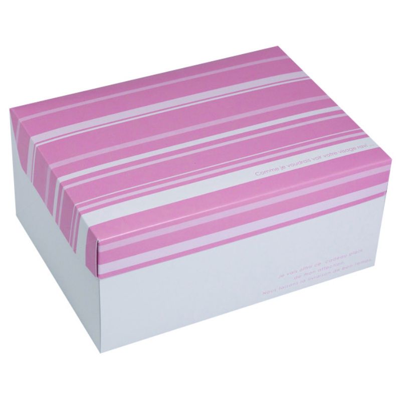 【P2倍】【200枚】ケーキ箱 フードサービス ピンク ＃8 ヤマニパッケージ 00734006：プロステアウトレット