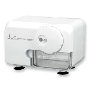 【1個】筆記具 電動シャープナーDUO ホワイト EPS600W アスカ 00734509 プロステ