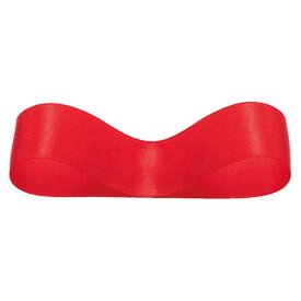【1点】サテンリボン RED 25mm(1巻) ヘッズ 00458853
