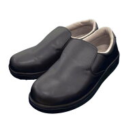【1点】コックシューズ 短靴 シェフグリップ 黒 21.5cm パックスタイル 00752609